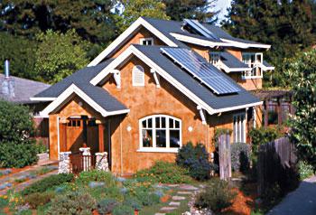 Straw Bale Solar Home Image